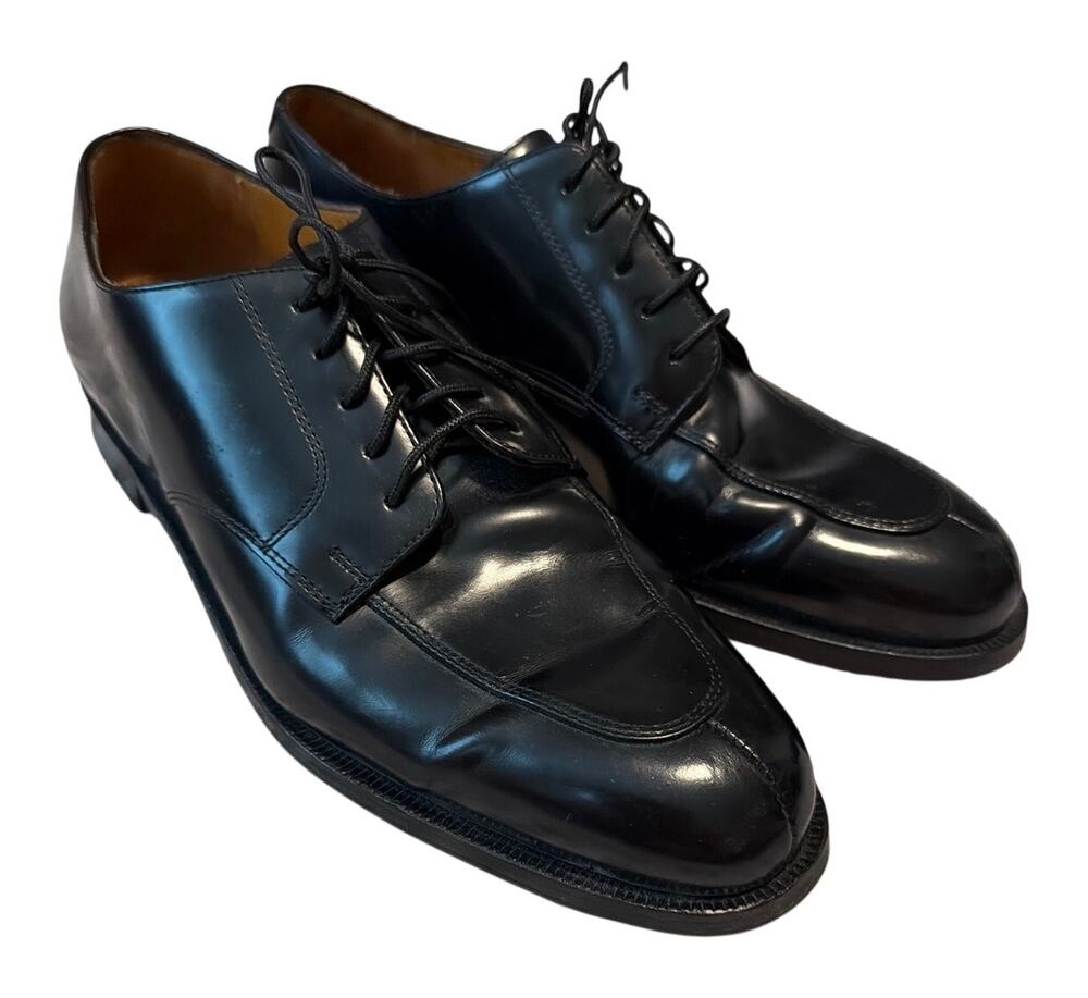 Cole Haan Calhoun Black Leather Split-Toe Oxford Shoes Men’s Size 9 B